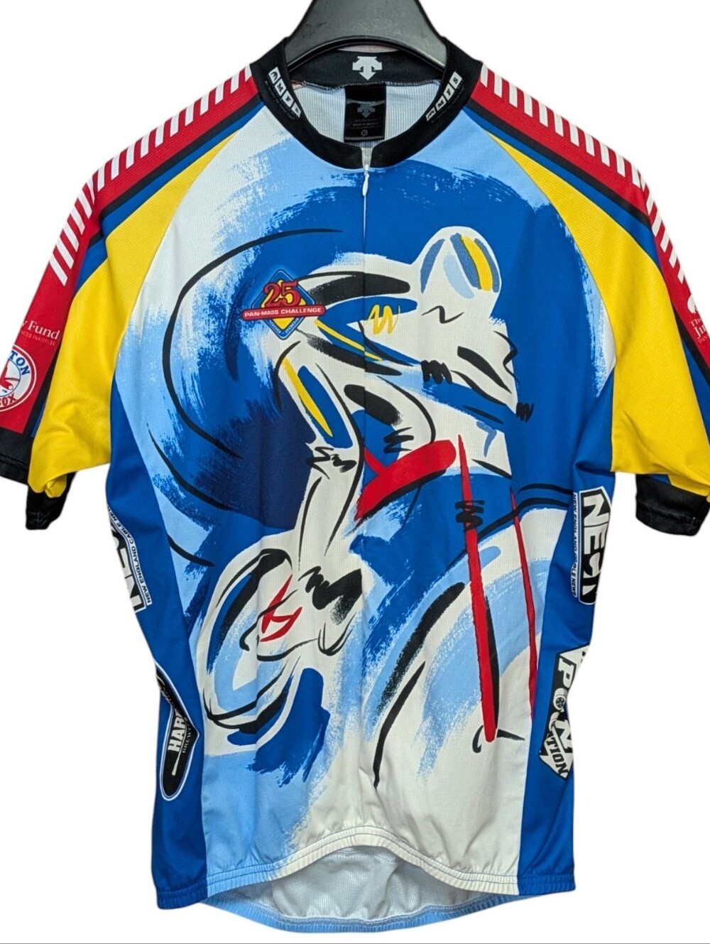 Descente 2004 Pan-Mass Challenge Cycling Shirt Mens XL